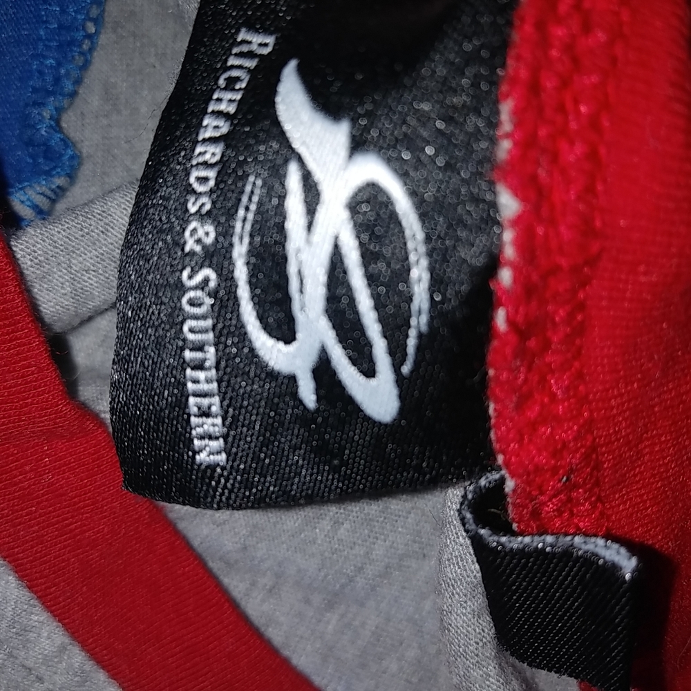 George Strait S Blue Red Gray T Top - Picture 5 of 6